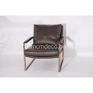 Moderna butaca Lounge d&#39;acer inoxidable Zara